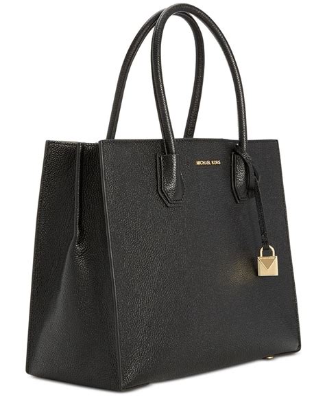 michael kors mercer pebble leather tote|mercer leather convertible tote.